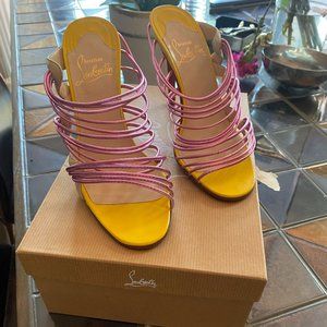 Gorgeous Christian Louboutin 4" Heels, Size 7.5